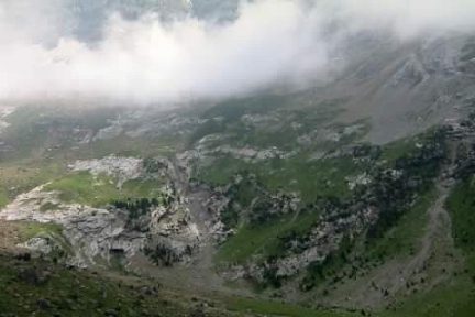 Les Astazous depuis le Plateau de Pailla