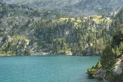 Lac de la Restanca vu depuis le barrage