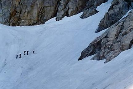 Montée au col Noir