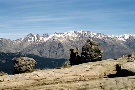 Monte Cinto depuis le lac de Nino