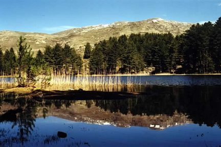 Reflet dans le lac de Creno