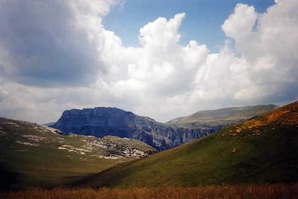 Pic de Mondoto depuis les Crêtes du Sestrales