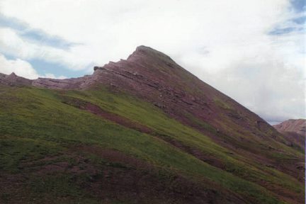 Vertice d'Anayet vu depuis le col d'Anayet