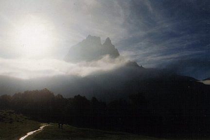 Pic du Midi d'Ossau le matin