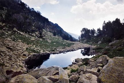 Un des lacs du vallon d'Estibère