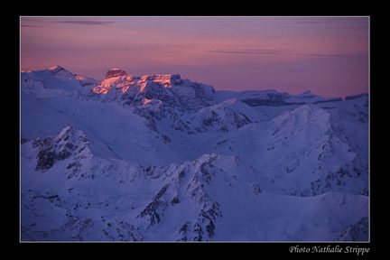 Cylindre aux premiers rayons du soleil