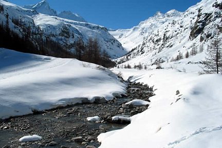Parc National du Gran Paradiso depuis le val d'Aoste