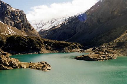Lac des Gloriettes depuis le barrage