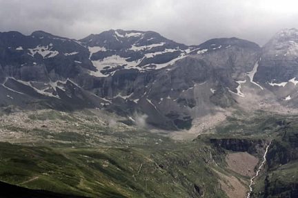 La Munia depuis le lac des Aires