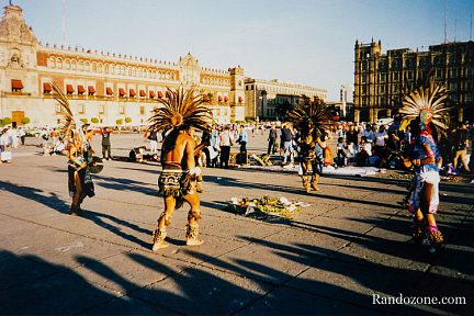 Danseurs sur le Zocalo
