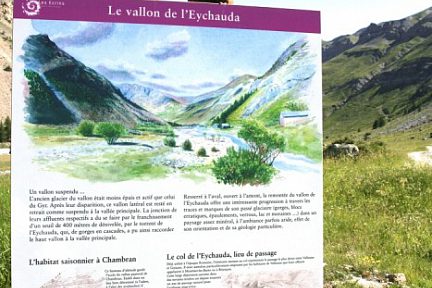 Départ de la randonnée au lac de l'Eychauda