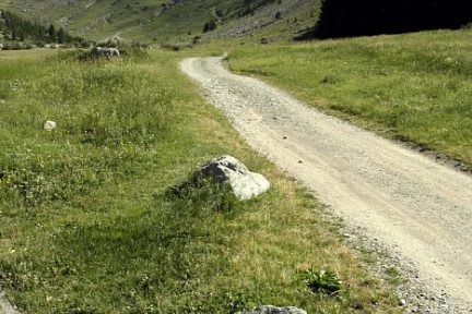 Début de randonnée en direction du Lac de l'Eychauda