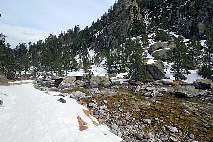 Raquettes à neige dans la vallée du Marcadau