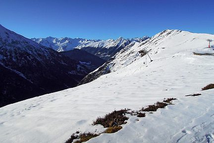 Hautacam: les Pyrénées sous la neige