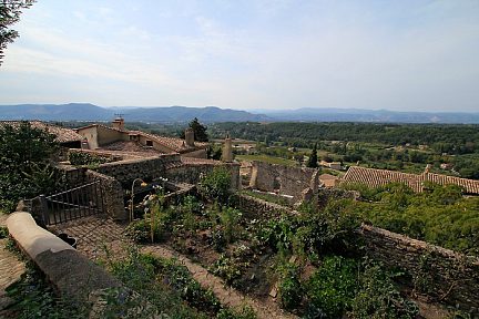 Depuis le haut du village de Mirmande