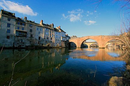 Vieux pont d'Espalion en Aveyron