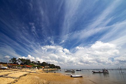 Bassin d'Arcachon du côté du Cap-Ferret