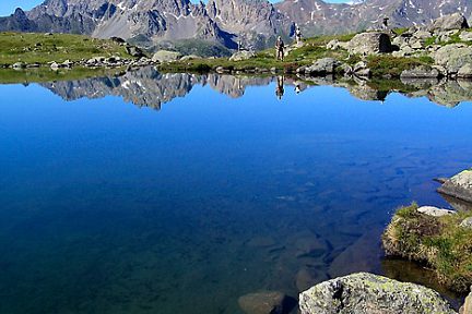 Randonnée au lac Laramon en juin