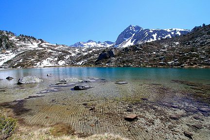Randonnée au-dessus du lac Dets Coubous