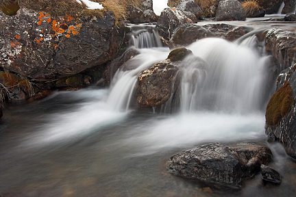 Cascade lors d'une randonnée au-dessus de Gavarnie