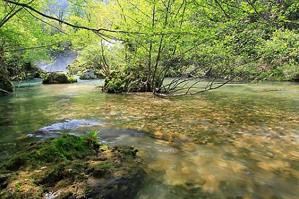 Rivière le la vallée de la Vis