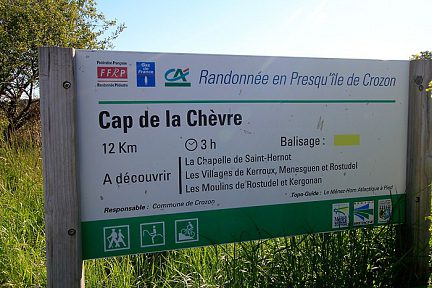 Circuit du Cap de la Chèvre dans le Finistère