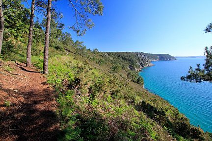 Randonnée sur le gr 34 dans le Finistère