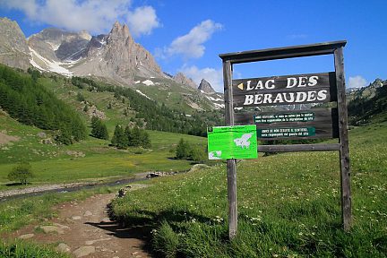 Randonnée vers le lac des Béraudes