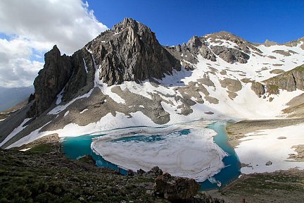 On domine le lac des Béraudes