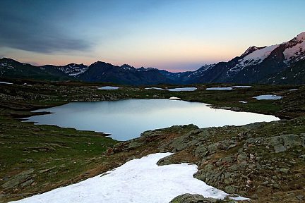 Lac Noir en début de soirée