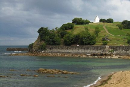Depuis la plage de Saint Jean de Luz, une éclaircie
