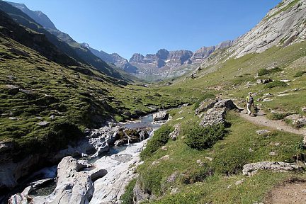 Randonnée dans le cirque d'Estaubé