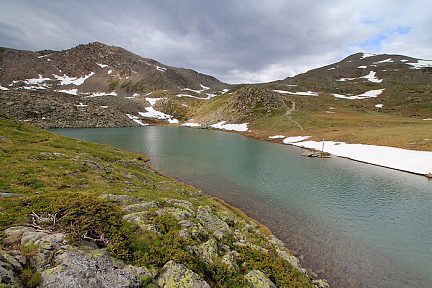 Tour du Grand Lac de l'Oule, différents points de vue
