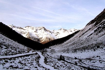 Sortie raquette au lac de la Glère