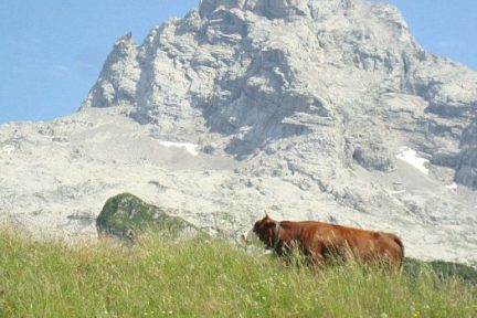 Pointe Percée depuis le col des Annes