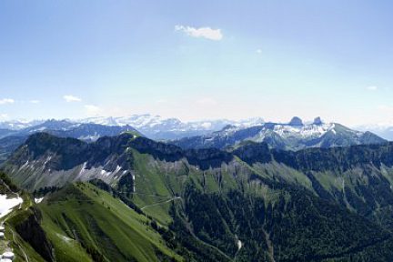 Les Rochers-de-Naye, vue panoramique