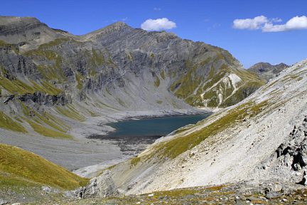 Lac d'Emosson, panorama de montagne 3