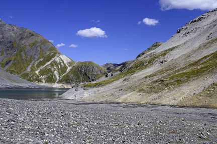 Lac d'Emosson, panorama de montagne 4