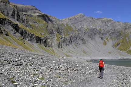 Lac d'Emosson, panorama de montagne 5