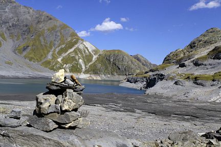 Lac d'Emosson, panorama de montagne 6