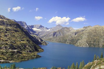 Lac d'Emosson, panorama de montagne 10