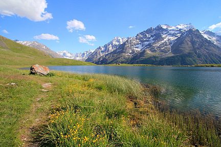 Panorama depuis le lac du Pontet, Hautes-Alpes
