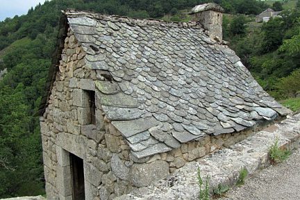 Les toits de lauzes Aveyronnaises