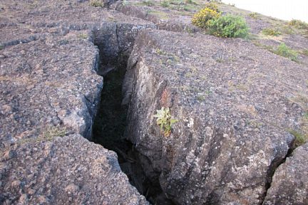 Fissure au Maïdo