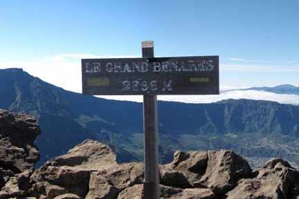 Sommet du Grand Bénare, la Réunion