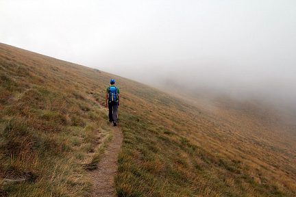 Montée au pic du Viscos