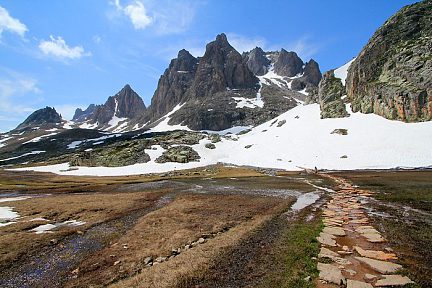 Montée au lac de la Clarée depuis la vallée de Névache