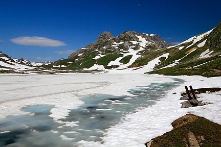 Lac Rond au dessus du lac de la Clarée