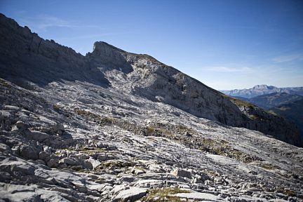 Refuge Gramusset - Col Vert : il faut être très attentif en progressant