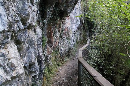 Entrée des gorges de Kakuetta